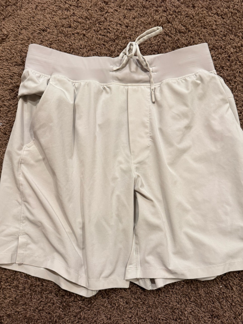 lululemon athletica Men's T.H.E Linerless shorts- Bone